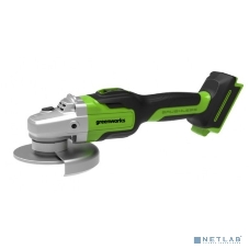 Угловая шлифовальная машина аккумуляторная GreenWorks GD24AG, 24V, бесщеточная без АКБ и ЗУ (3200207)