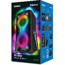 Колонка портативная SVEN АС PS-1000 черный 160W 1.0 BT/3.5Jack 8000mAh
