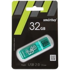 Флешка USB SmartBuy MC2 Metal Blue (SB032GbMC2), 32Gb, USB 2.0, R/W 25/15, синий/серебристый