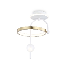 Светильник Ambrella light FL66422 WH/GD белый/золото 3000K/4200K/6400K 15W 240*220*347.7 (Без ПДУ)