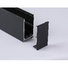 GL1058 BK черный заглушка для шинопровода Magnetic 220V 30.6*56*2 (2шт)