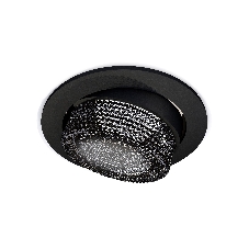 Комплект встраиваемого поворотного светильника Ambrella light XC7652061 SBK/BK черный песок/тонированный MR16 GU5.3 (C7652, N7192)