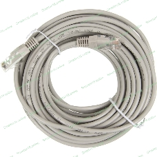 Патч-корд LANMASTER UTP TWT-45-45-10-GY вилка RJ-45-вилка RJ-45 cat.5е 10м серый ПВХ (уп.:1шт)