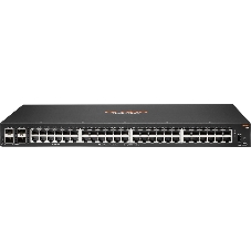 Коммутатор HPE Aruba 6100 48G 4SFP+, 48×1 Гбит/с + 4×10 Гбит/с SFP+, управляемый