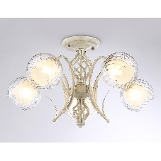 Светильник Ambrella light TR3066/5 WH/GD белый/золото E27*5 max 40W D590*340
