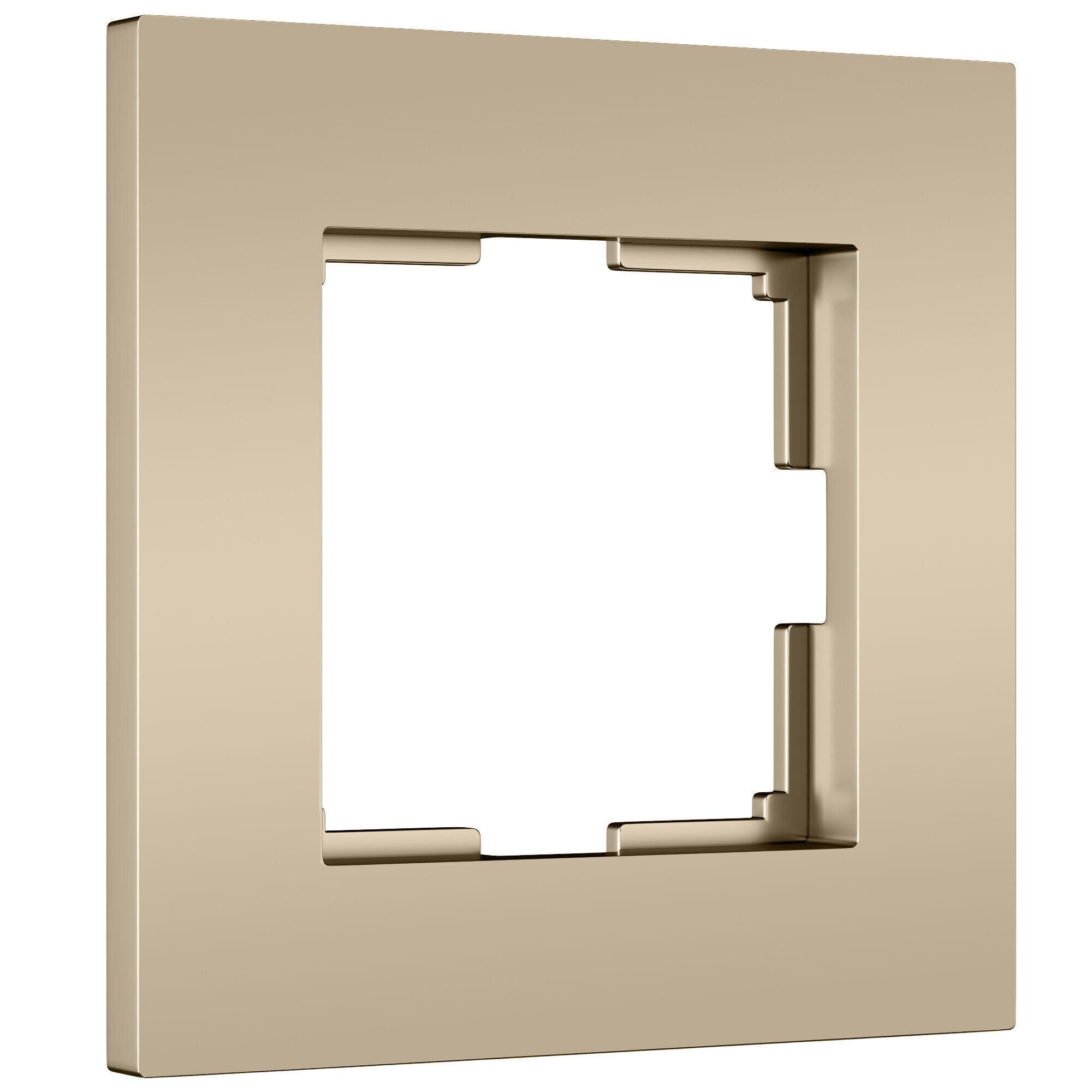 Рамка на 1 пост Slab (шампань софт) W0012911