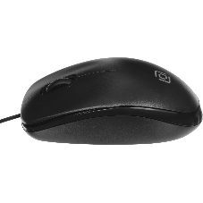 Мышь проводная Oklick 195M черный, 800 dpi, USB, кнопки - 3