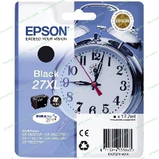 Картридж струйный Epson 27XL T2711 (C13T27114022/C13T27114020) черный, 17.7мл (1100 стр.), для WF7110/7610/7620