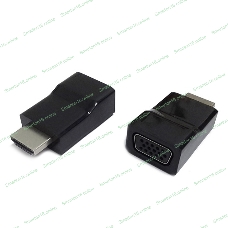 Переходник Gembird Переходник HDMI-VGA Cablexpert A-HDMI-VGA-001, 19M/15F