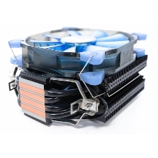 Кулер для процессора AeroCool/Formula Verkho 5 Dark черный, 120 мм, алюминий/медь, 2000 об/мин, 27 дБ, 4 pin, 150 Вт, 156.5 мм