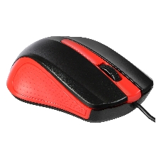 Мышь проводная Acer OMW012 черный/красный, 1200 dpi, USB, кнопки - 3
