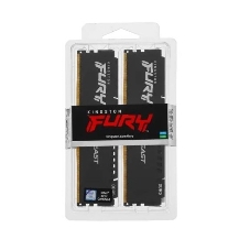 Оперативная память Kingston Fury Beast, DDR5, 64GB (2x32GB), 5600MHz, CL40, DIMM, радиатор, черный