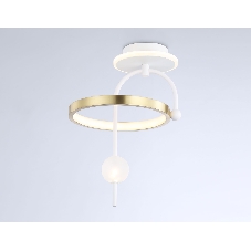 Светильник Ambrella light FL66422 WH/GD белый/золото 3000K/4200K/6400K 15W 240*220*347.7 (Без ПДУ)