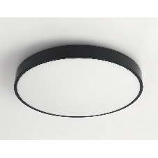 Потолочный светодиодный светильник Ambrella light FZ1206 BK черный IP54 27W 5000K D370*60 (без ПДУ)