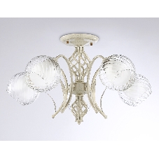 Светильник Ambrella light TR3066/5 WH/GD белый/золото E27*5 max 40W D590*340