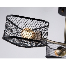 Светильник Ambrella light TR80171/3 SB/BK бронза/черный E27/3 max 40W D600*215