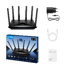 Маршрутизатор Cudy BE6500 2.5G Wi-Fi 7 Router черный