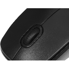 Мышь проводная Oklick 195M черный, 800 dpi, USB, кнопки - 3
