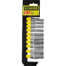 Набор STAYER RSS 10SD набор торцовых головок 10 предм.