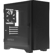 Компьютерный корпус Montech AIR 100 LITE черный без БП mATX 2x120мм 1xUSB2.0 2xUSB3.0 audio bott PSU