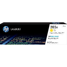 Картридж лазерный HP CF542X (HP 203X) желтый для HP LaserJet M254/M280/M281 2500 страниц.