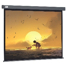 Экран Cactus 124.5x221 см Wallscreen CS-PSW-124X221-SG 16:9 настенно-потолочный рулонный серый