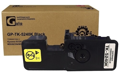 Тонер-туба GalaPrint GP-TK-5240K для принтеров Kyocera ECOSYS P5026CDN/P5026CDW/M5526CDN/M5526CDW черный 4000 копий