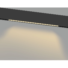 Трековый светильник GL2325 BK черный IP20 20W 3CCT 3000-6400K 48V 400*10*37