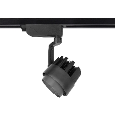 Трековый однофазный светодиодный светильник Ambrella light GL6107 BK черный LED 10W 4200K 24°