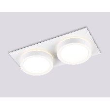 Светильник Ambrella light TN52423/2 WH/FR белый/белый матовый GX53 max 12W 210*105*45