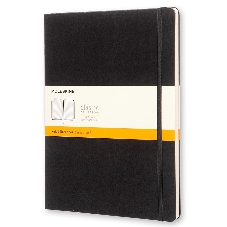 Блокнот Moleskine Classic, 192стр, в линейку, твердая обложка, черный qp090