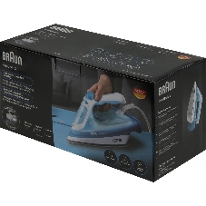 Утюг Braun FI3144BL голубой/белый, 2400 Вт, 45 г/мин, 160 г/мин, 270 мл