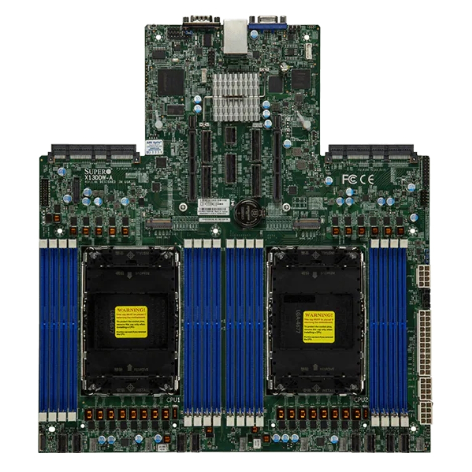 Серверная платформа Supermicro SYS-621C-TN12R (bundle6): 2U/2x LGA-4677/16x DDR5 RDIMM/12x 3.5/2.5 NVMe*/SATA/SAS*/1x SSD NVME 480GB, M.2/1x 4-Port 1GbE RJ45/2x 1200W Power (12 NVME config, Heatsink Upgrade)