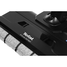 Пылесос вертикальный моющий Tefal X-Clean 5 GF5555F0 серый/черный, от аккумулятора, 200 Вт, уборка влажная, пылесборник 0.44 л