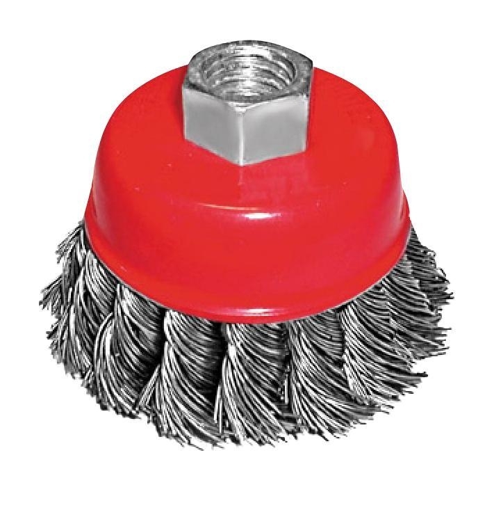 Кордщетка FIT 39467чашка 75мм витая гайка м14