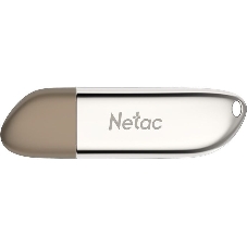 Флешка USB Netac U352 128Gb NT03U352N-128G-20PN, USB 2.0, с колпачком, металлическая