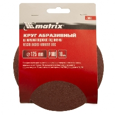 Круг абразивный Matrix на ворсовой подложке под 