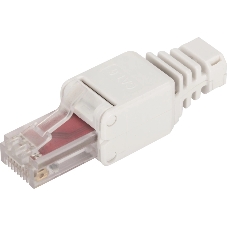 Коннектор Lanmaster LAN-TMP-U6A-WH полев.RJ45 кат.6A UTP бел. (упак.:1шт)