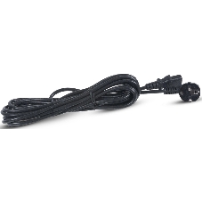 Шнур для блока питания Cabeus, IEC 320 C13, вилка Schuko, 3 м, 10А, черный