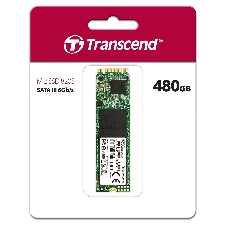 Накопитель SSD 480GB Transcend MTS820, 3D NAND, M.2, SATA III [R/W - 560/520 Mb/s]