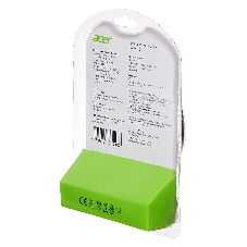 Мышь проводная Acer OMW012 черный/красный, 1200 dpi, USB, кнопки - 3