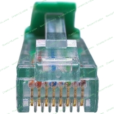 Патч-корд Suprlan 10-0156 UTP RJ-45 вил.-вилка RJ-45 cat.5e 0.5м зеленый LSZH 24AWG