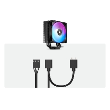 Кулер для процессора Cooler Ocypus Delta A40 BK ARGb Delta-A40-BK1NAWN00X-GL черный 120мм алюминий+медь 2000rpm 29db 4-pin 220W 156мм