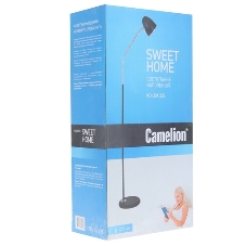 Светильник напольный, торшер, Camelion KD-332 C02 черный (230V, 40W, E27)