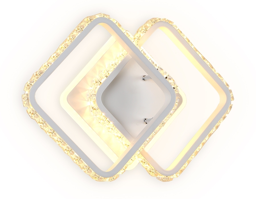 Светильник Ambrella light FA275 SWH белый песок LED 3000K+6400K 26W 340*200*70