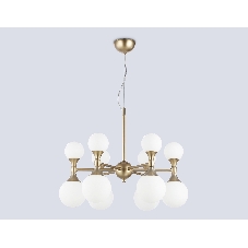 Люстра Ambrella light LH51050/12 GD/FR золото/белый матовый G9*12 max 28W D550*450