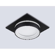 Светильник Ambrella light TN6710 BK черный IP44 GX53 max 15W 105*105*45