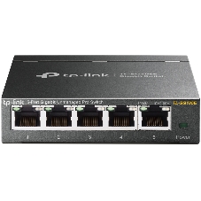 Коммутатор сетевой TP-Link SMB TL-SG105E 5-Port Gigabit Desktop Easy Smart Switch, 5 10/100/1000Mbps RJ45 ports, MTU/Port/Tag-based VLAN, QoS, IGMP Snooping