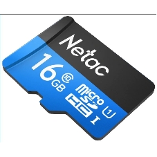Флеш карта microSDHC 16Gb Netac P500 NT02P500STN-016G-R (с SD адаптером) 80Mb/s