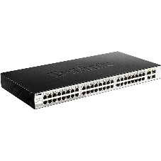 Коммутатор D-Link Managed Gigabit Switch with 48 10/100/1000Base-T + 4 SFP Ports DGS-1210-52/ME/B1A